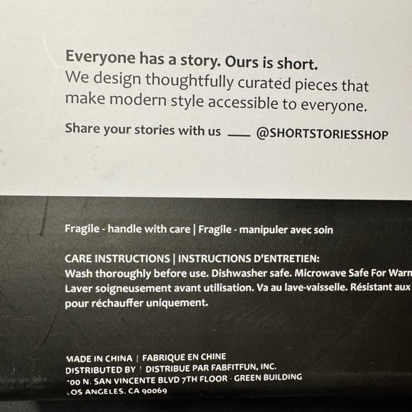 Short Stories, Navy Blue Ceramic Tray 14.1x4.25 - Picture 7 of 7